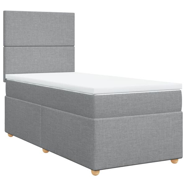 vidaXL &Kappa;&rho;&epsilon;&beta;ά&tau;&iota; Boxspring &mu;&epsilon; &Sigma;&tau;&rho;ώ&mu;&alpha; &Alpha;&nu;&omicron;&iota;&chi;&tau;ό &Gamma;&kappa;&rho;&iota; 80x200 &epsilon;&kappa;. &Upsilon;&phi;&alpha;&sigma;&mu;ά&tau;&iota;&nu;&omicron;
