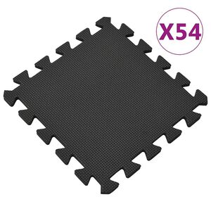 vidaXL &Delta;ά&pi;&epsilon;&delta;&alpha; &Pi;&rho;&omicron;&sigma;&tau;&alpha;&sigma;ί&alpha;&sigmaf; 54 &tau;&epsilon;&mu;. &Mu;&alpha;ύ&rho;&alpha; 4,86 &mu;&sup2; &alpha;&pi;ό &Alpha;&phi;&rho;ώ&delta;&epsilon;&sigmaf; &Upsilon;&lambda;&iota;&kappa;ό EVA