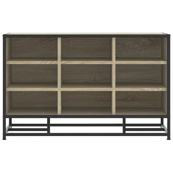 Πάγκος παπουτσιών vidaXL Sonoma Oak 84x40x53,5 cm