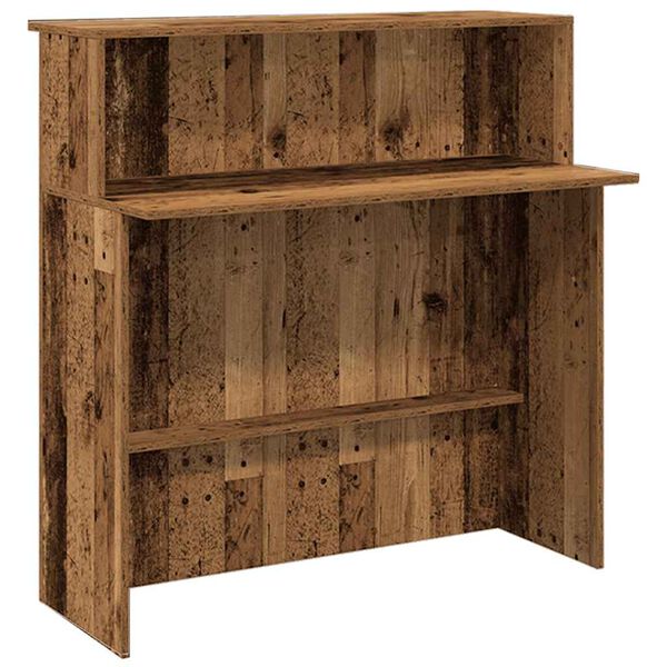 vidaXL Γραφείο υποδοχής Παλιό Ξύλο 180x50x103,5 εκ. Επεξεργασμένο Ξύλο