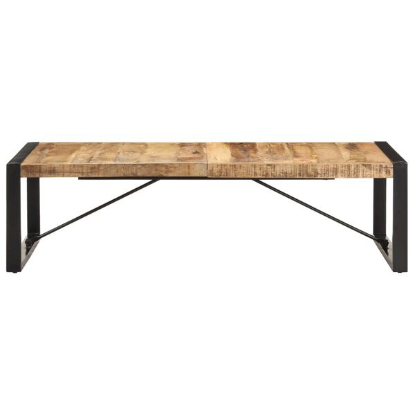 vidaXL Τραπεζάκι Σαλονιού 140 x 70 x 40 εκ. Ακατέργαστο Ξύλο Μάνγκο