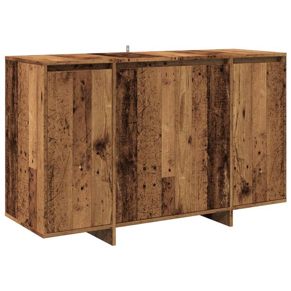 vidaXL Σκευοθήκη Παλιό ξύλο 120x41x75 cm Ξύλο μηχανής