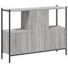 vidaXL Βιβλιοθήκη Γκρι Sonoma 102x28x77,5 εκ. από Επεξεργασμένο Ξύλο