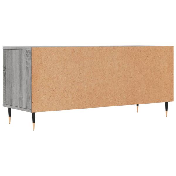 vidaXL Έπιπλο Τηλεόρασης Γκρι Sonoma 100x34,5x44,5 εκ. Επεξεργ. Ξύλο