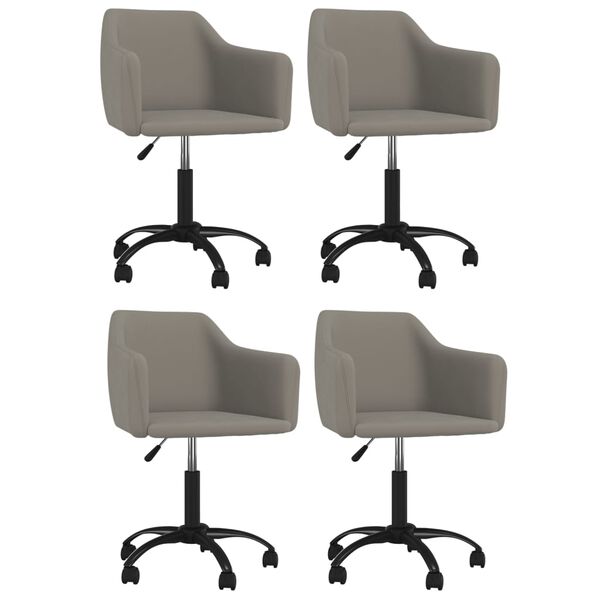 vidaXL &Kappa;&alpha;&rho;έ&kappa;&lambda;&epsilon;&sigmaf; &Tau;&rho;&alpha;&pi;&epsilon;&zeta;&alpha;&rho;ί&alpha;&sigmaf; &Pi;&epsilon;&rho;&iota;&sigma;&tau;&rho;&epsilon;&phi;ό&mu;&epsilon;&nu;&epsilon;&sigmaf; 4 &tau;&epsilon;&mu;. &Gamma;&kappa;&rho;&iota; &Beta;&epsilon;&lambda;&omicron;ύ&delta;&iota;&nu;&epsilon;&sigmaf;