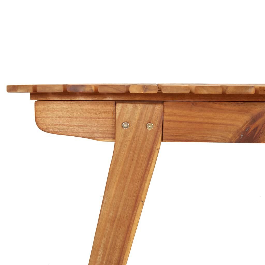 vidaXL Τραπέζι Κήπου 150 x 90 x 75 εκ. από Μασίφ Ξύλο Ακακίας