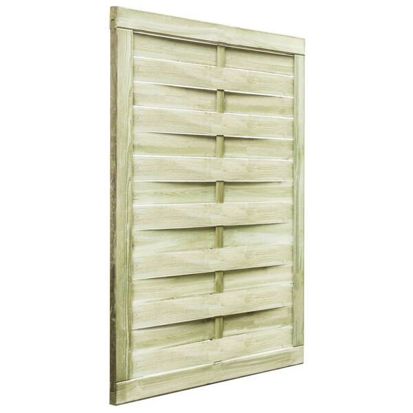 vidaXL Πόρτα Φράχτη Πράσινη 100 x 125 εκ. Εμποτισμένο Ξύλο Πεύκου