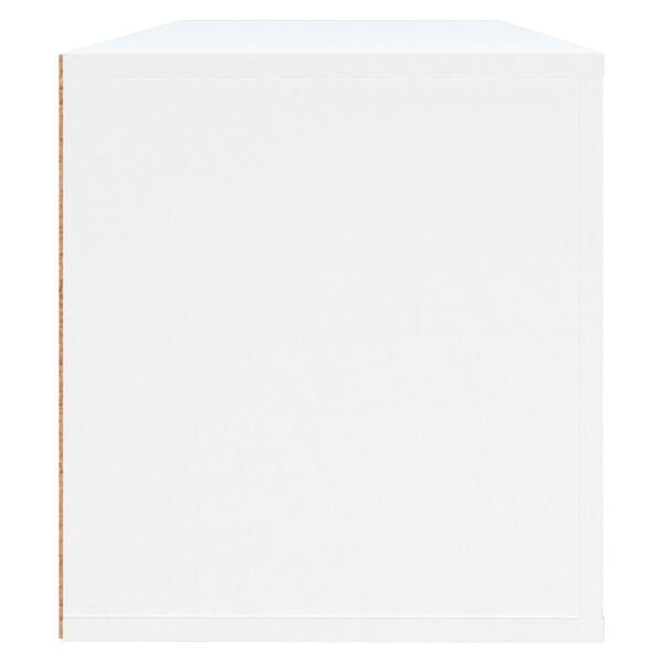 vidaXL Παπουτσοθήκη Επιτοίχια Λευκή 100x35x38 εκ. Επεξεργασμένο Ξύλο
