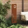 vidaXL Οθόνη Ιδιωτικότητας Κήπου Σκ rusty 32 χ 140 εκ