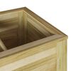 vidaXL Ανεβασμένο Κρεβάτι Καφέ 85 x 46 x 96 εκ Μασίφ ξύλο πεύκου