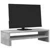 vidaXL Βάση Οθονών Γκρι του Σκυροδέματος 54x22x15 εκ. από Επεξ. Ξύλο