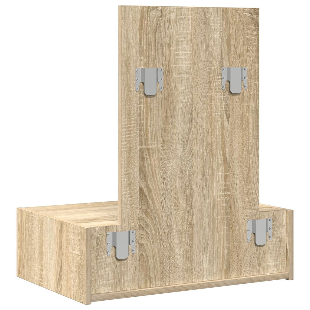 vidaXL Κρεμαστό τραπέζι ντυσίματος δρυός Sonoma 60x40x70 εκ.