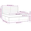 vidaXL &Kappa;&rho;&epsilon;&beta;ά&tau;&iota; Boxspring &mu;&epsilon; &Sigma;&tau;&rho;ώ&mu;&alpha; &Sigma;&kappa;&omicron;ύ&rho;&omicron; &Gamma;&kappa;&rho;&iota; 160x200 &epsilon;&kappa; &Upsilon;&phi;&alpha;&sigma;&mu;ά&tau;&iota;&nu;&omicron;