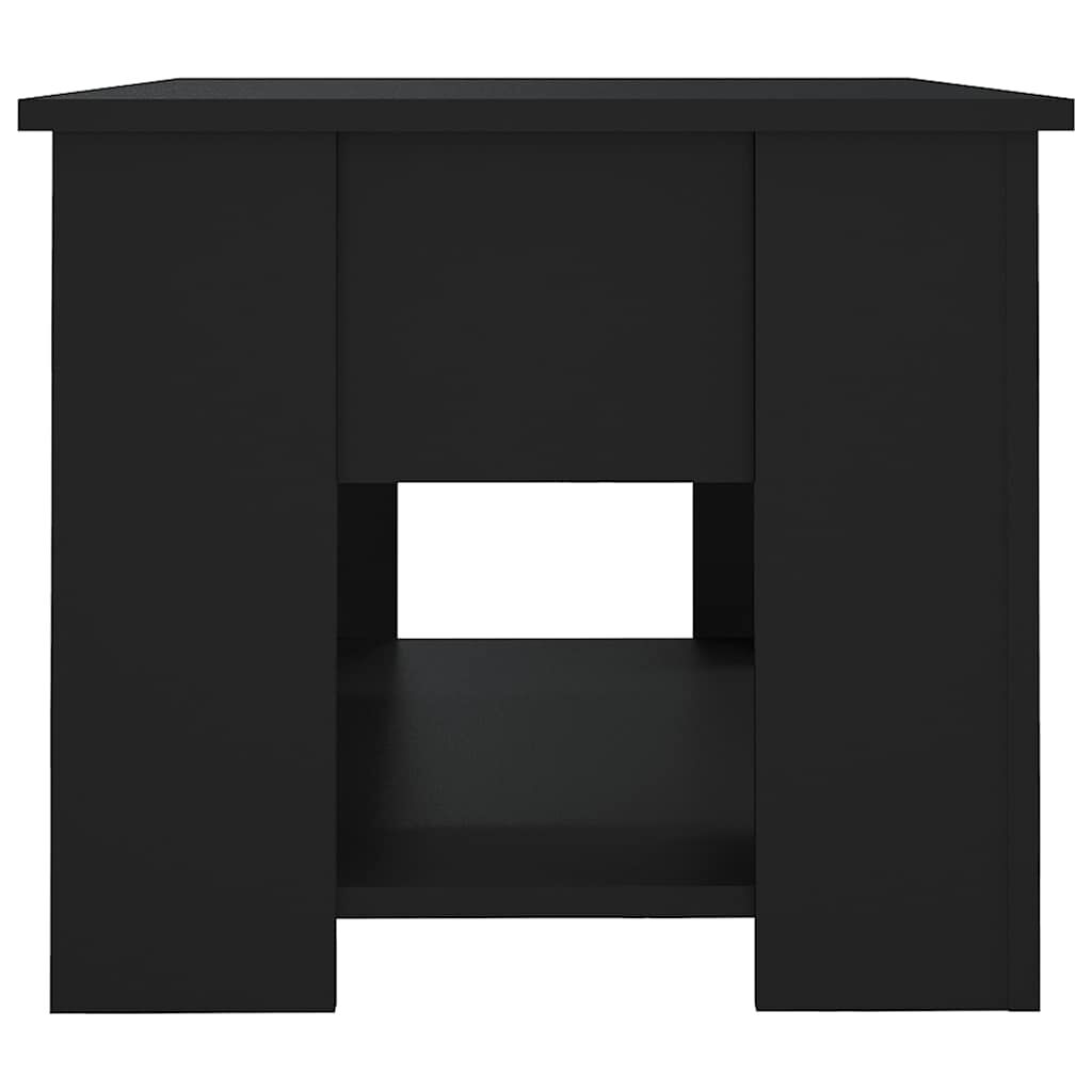 vidaXL Τραπεζάκι Σαλονιού Μαύρο 79 x 49 x 41 εκ. Επεξεργασμένο Ξύλο