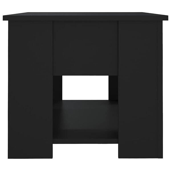 vidaXL Τραπεζάκι Σαλονιού Μαύρο 79 x 49 x 41 εκ. Επεξεργασμένο Ξύλο