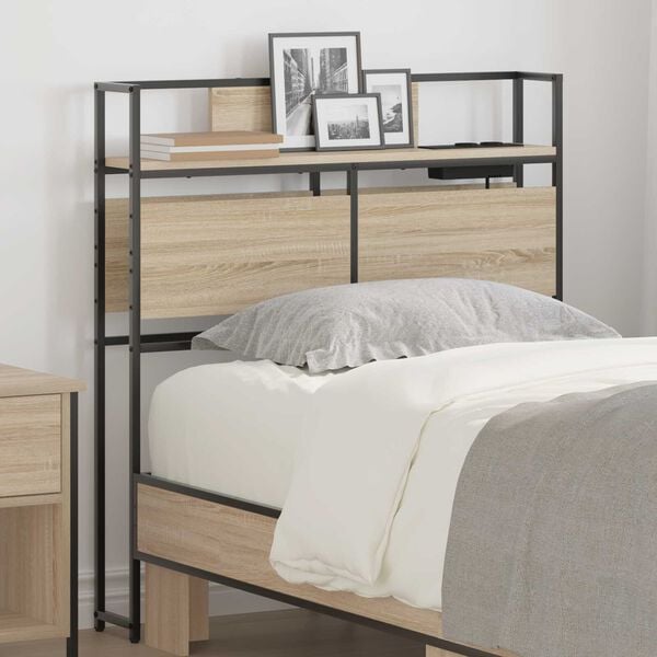 vidaXL Κεφαλάρι Αποθήκης Sonoma Δρυς 80 cm Επεξεργασμένο ξύλο
