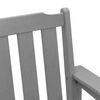 vidaXL Παγκάκι κήπου με μαξιλάρι Ανοιχτό γκρι 120 x 59 x 88 εκ HDPE