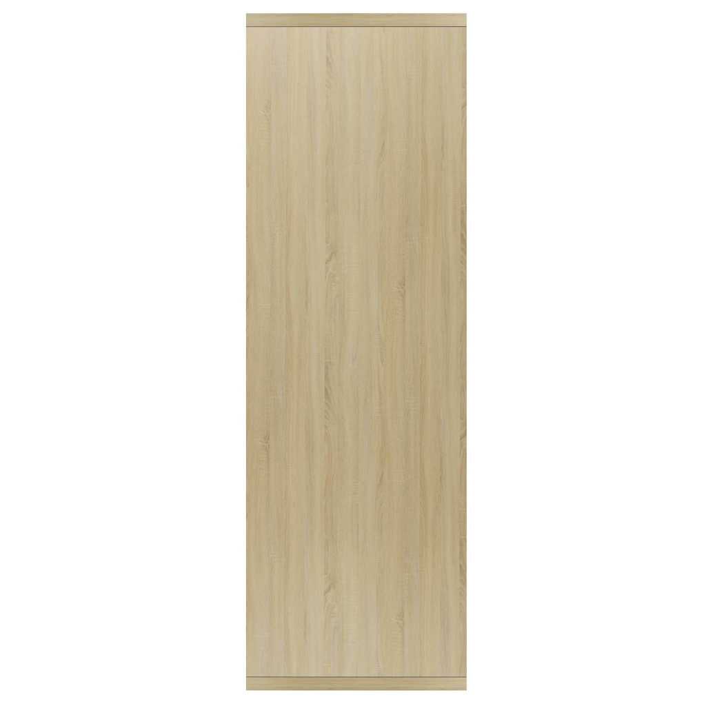 vidaXL Ραφιέρα / Βιβλιοθήκη Sonoma Δρυς 50x25x80 εκ. από Επεξ. Ξύλο