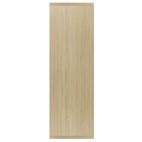 vidaXL Ραφιέρα / Βιβλιοθήκη Sonoma Δρυς 50x25x80 εκ. από Επεξ. Ξύλο