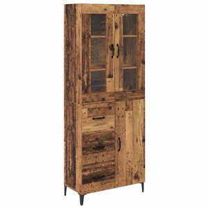 vidaXL Highboard &Pi;&alpha;&lambda;&iota;ό &Xi;ύ&lambda;&omicron; 69,5 x 34 x 180 &epsilon;&kappa;. &Epsilon;&pi;&epsilon;&xi;&epsilon;&rho;&gamma;&alpha;&sigma;&mu;έ&nu;&omicron; &Xi;ύ&lambda;&omicron;