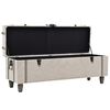 vidaXL Σετ Πάγκων Αποθήκευσης 3 τεμ. 112x37x45 εκ. Μασίφ Ξύλο / Ατσάλι