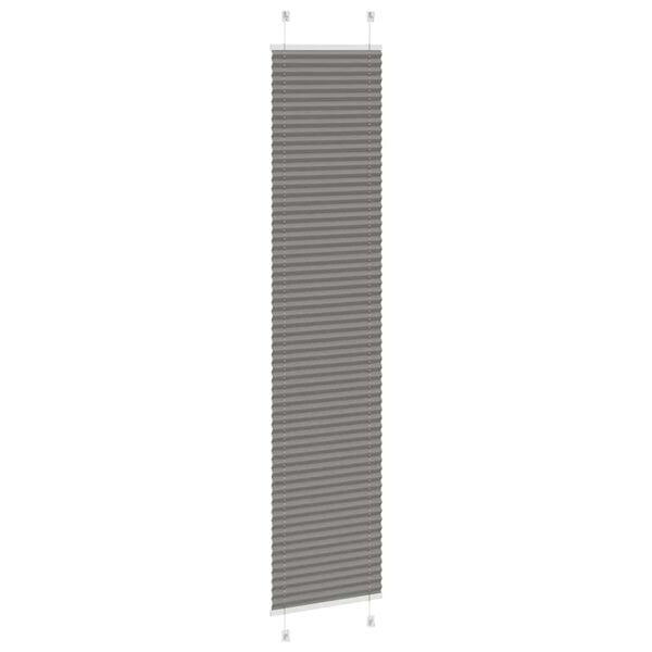 vidaXL Πλισέ περσίδα Ανθρακί 50x200 cm Πλάτος υφάσματος 49,4 cm