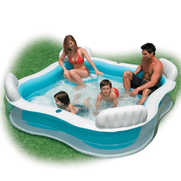 Intex Πισίνα Φουσκωτή Swim Center Family Lounge 56475NP