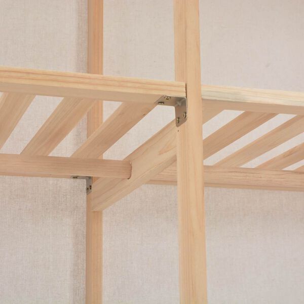 vidaXL &Nu;&tau;&omicron;&upsilon;&lambda;ά&pi;&alpha; &Lambda;&epsilon;&upsilon;&kappa;ή 200 x 40 x 170 &epsilon;&kappa;. &Upsilon;&phi;&alpha;&sigma;&mu;ά&tau;&iota;&nu;&eta;