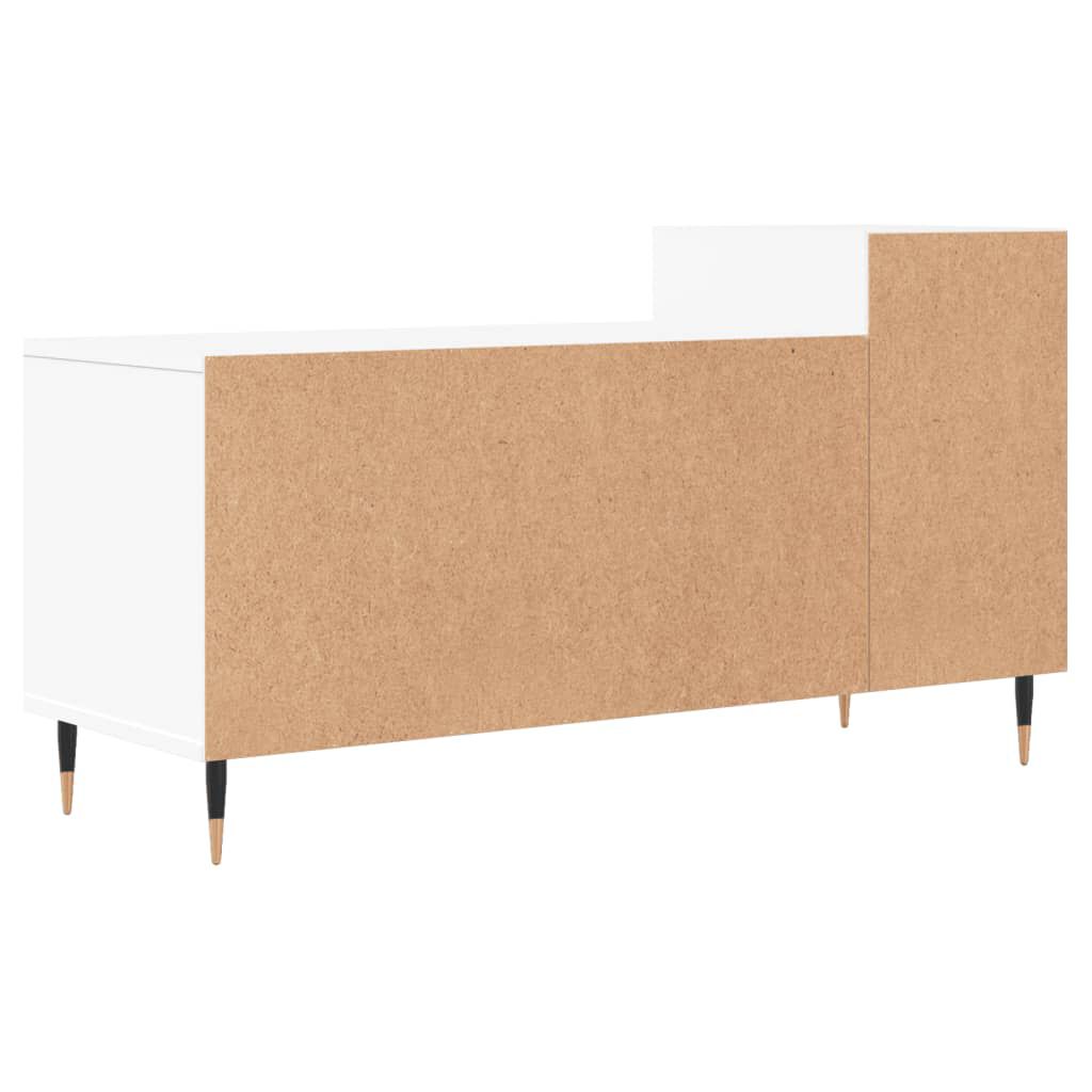 vidaXL Έπιπλο Τηλεόρασης Λευκό 100 x 35 x 55 εκ. Επεξεργασμένο Ξύλο