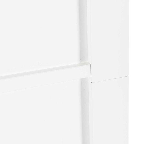 vidaXL Συρόμενη Πόρτα με Εξαρτήματα Λευκή 78x202 εκ. Συμπαγές Ξύλο Πεύκου