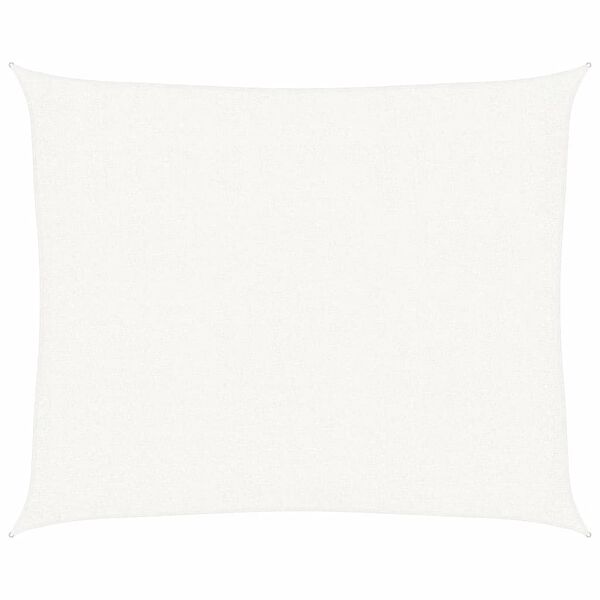 vidaXL Πανί Σκίασης Λευκό 2,5 x 3 μ. από HDPE 160 γρ./μ²