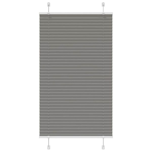 vidaXL Πλισέ περσίδα Ανθρακί 70x150 cm Πλάτος υφάσματος 69,4 cm