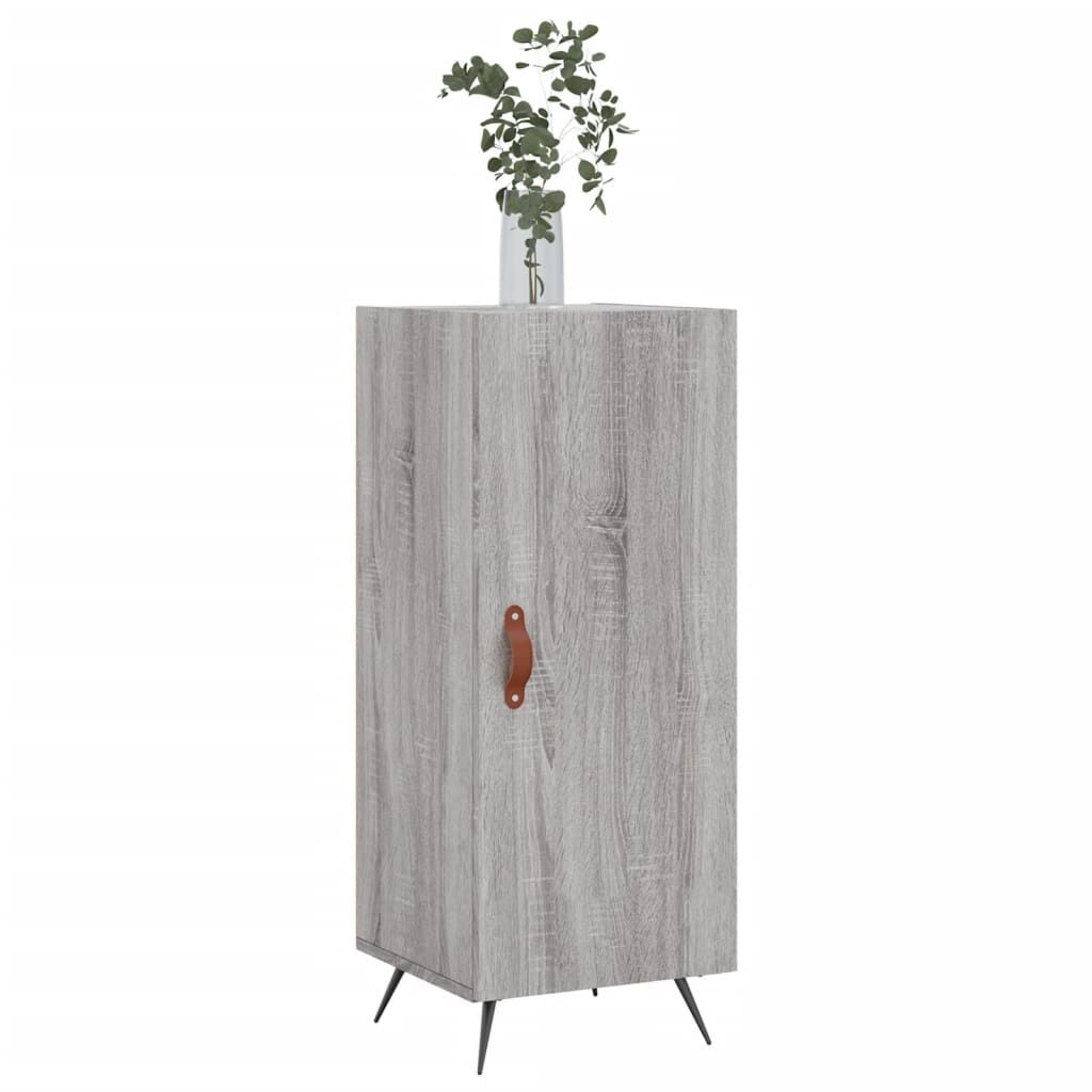 vidaXL Ντουλάπι Γκρι Sonoma 34,5x34x90 εκ. από Επεξεργασμένο Ξύλο