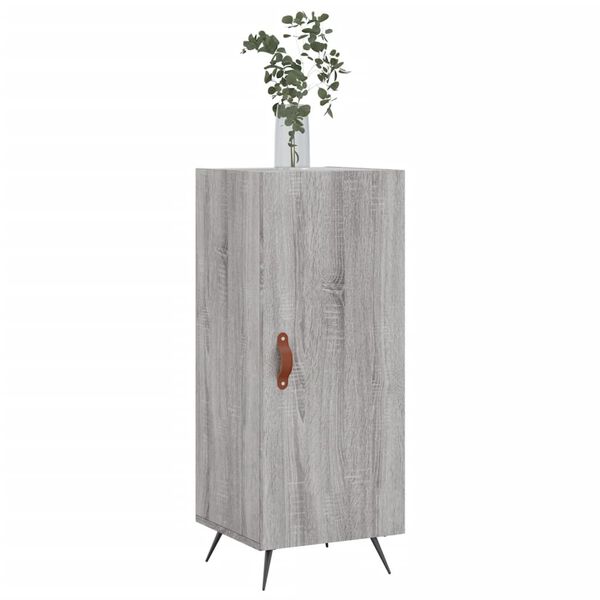 vidaXL Ντουλάπι Γκρι Sonoma 34,5x34x90 εκ. από Επεξεργασμένο Ξύλο