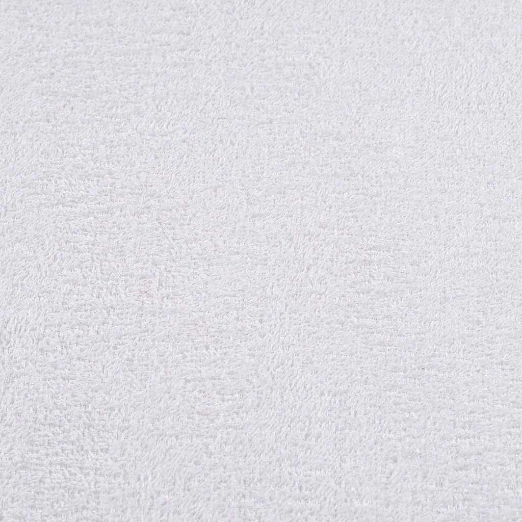 vidaXL Πετσέτες 10 τεμάχια Λευκό 100x200 εκ. 360 γρ/μ² 100% βαμβάκι