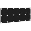 vidaXL Κεφαλάρι Μαύρη δρυς 200 x 1,5 x 80 εκ. Επεξεργασμένο ξύλο