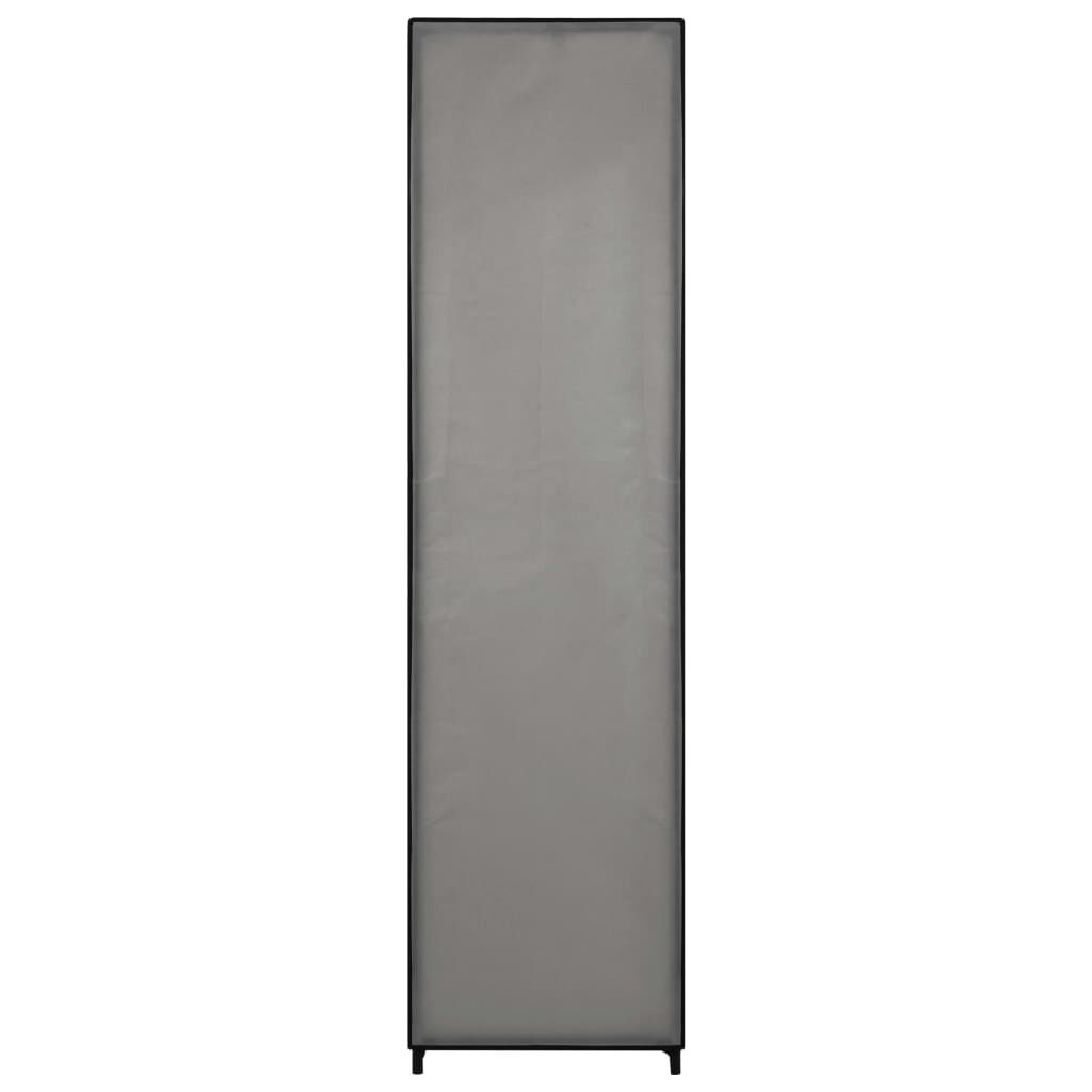 vidaXL Ντουλάπα με 4 Αποθηκευτικά Τμήματα Γκρι 175 x 45 x 170 εκ.