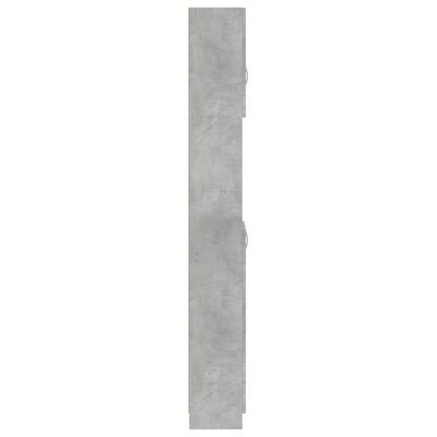 vidaXL Στήλη Μπάνιου Γκρι του Σκυροδέματος 32x25,5x190 εκ. Μοριοσανίδα
