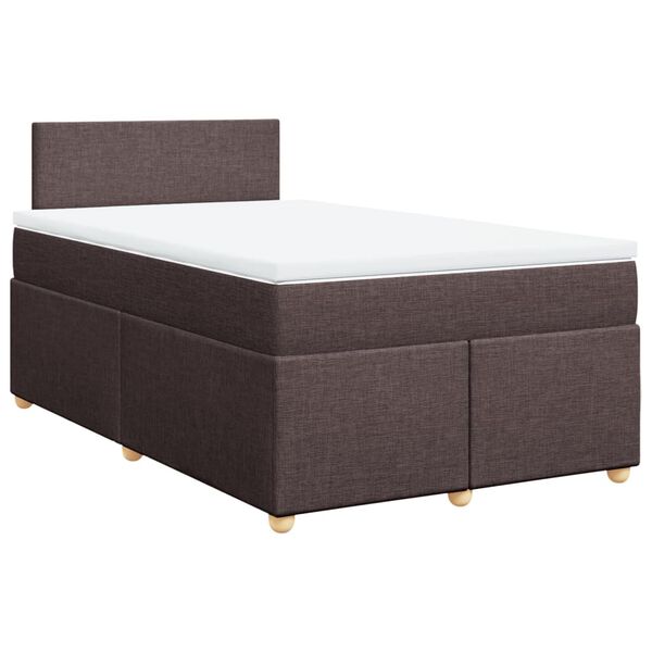 vidaXL &Kappa;&rho;&epsilon;&beta;ά&tau;&iota; Boxspring &mu;&epsilon; &Sigma;&tau;&rho;ώ&mu;&alpha; &Sigma;&kappa;&omicron;ύ&rho;&omicron; &Kappa;&alpha;&phi;έ 120x190 &epsilon;&kappa; &Upsilon;&phi;&alpha;&sigma;&mu;ά&tau;&iota;&nu;&omicron;
