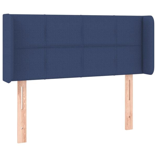 vidaXL Κεφαλάρι με Πτερύγια Μπλε 93x16x78/88 εκ. Υφασμάτινο