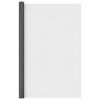 vidaXL Πλέγμα / Σήτα Μαύρο 112 x 500 εκ. από Fiberglass