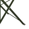 vidaXL Πτυσσόμενη Καρέκλα Κήπου 2 pcs Πράσινο 42 x 46 x 82εκ Ατσάλι
