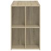vidaXL Γραφείο Sonoma Δρυς 102x50x75 εκ. από Επεξεργασμένο Ξύλο