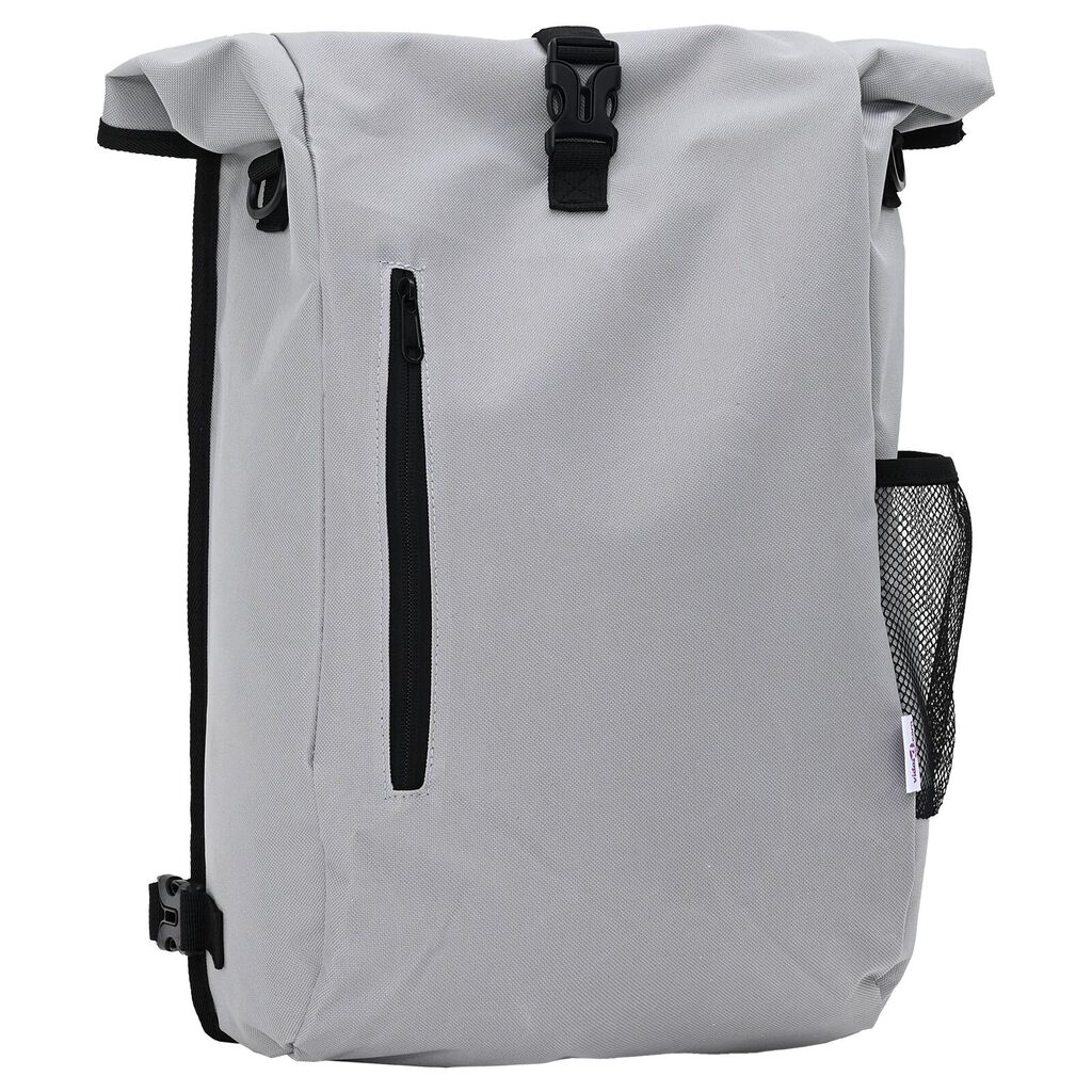 vidaXL Τσάντα Ποδηλάτου για Ράγες 20 L Γκρι 31x13x58 εκ.