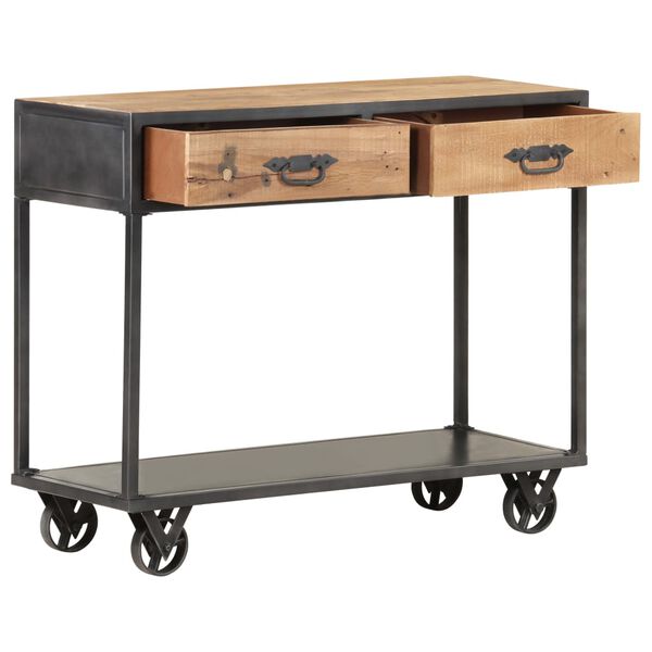 vidaXL &Tau;&rho;&alpha;&pi;έ&zeta;&iota; &Kappa;&omicron;&nu;&sigma;ό&lambda;&alpha; 90 x 35 x 74 &epsilon;&kappa;. &alpha;&pi;ό &Mu;&alpha;&sigma;ί&phi; &Alpha;&nu;&alpha;&kappa;&upsilon;&kappa;&lambda;&omega;&mu;έ&nu;&omicron; &Xi;ύ&lambda;&omicron;