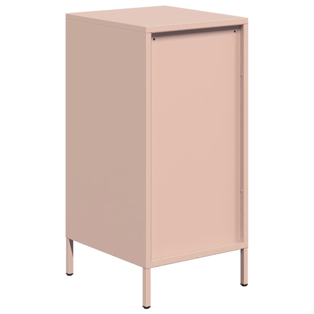 vidaXL Ντουλάπι Ροζ 35x39x73,5 εκ. από Χάλυβα Ψυχρής Έλασης