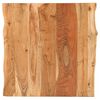 vidaXL Τραπέζι Bistro Live Edge 70x70x75 εκ. από Μασίφ Ξύλο Ακακίας