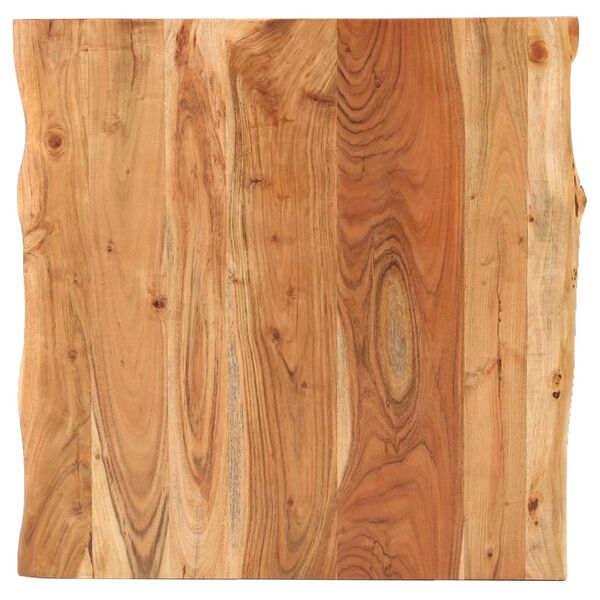 vidaXL Τραπέζι Bistro Live Edge 70x70x75 εκ. από Μασίφ Ξύλο Ακακίας