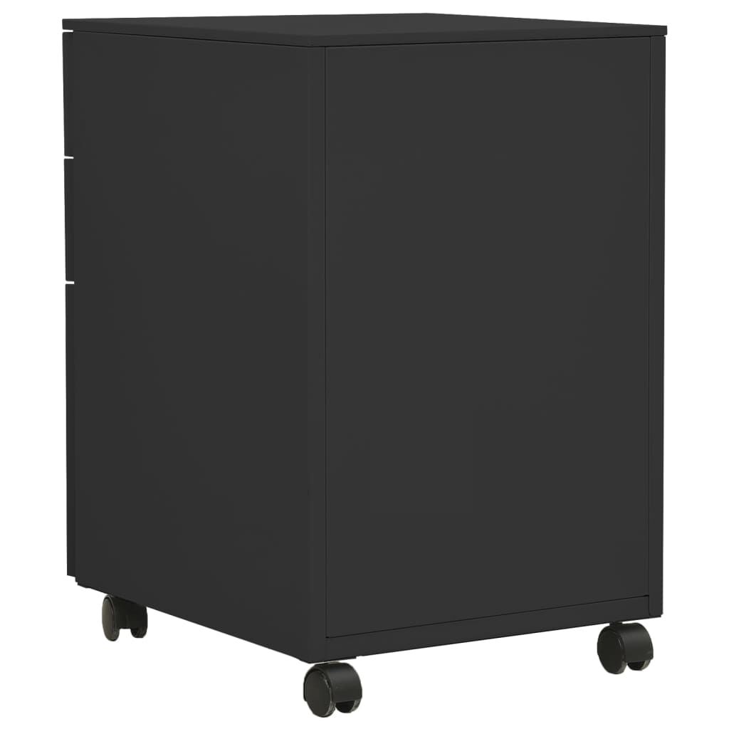 vidaXL Αρχειοθήκη Φορητή Ανθρακί 39 x 45 x 60 εκ. Ατσάλινη