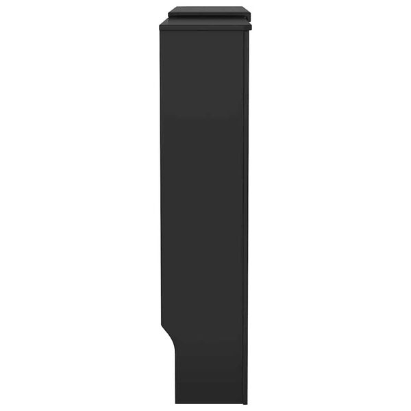 vidaXL Καπάκι Καλοριφέρ 2 pcs Μαύρο (142-205) x 20.5 x 81.5 εκ.